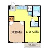 グレイスマンション 1LDKの間取り