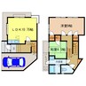 市町ガーデンハウス 2LDKの間取り