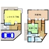市町ガーデンハウス 2LDKの間取り