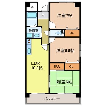 間取図 ウエストインヒルズ