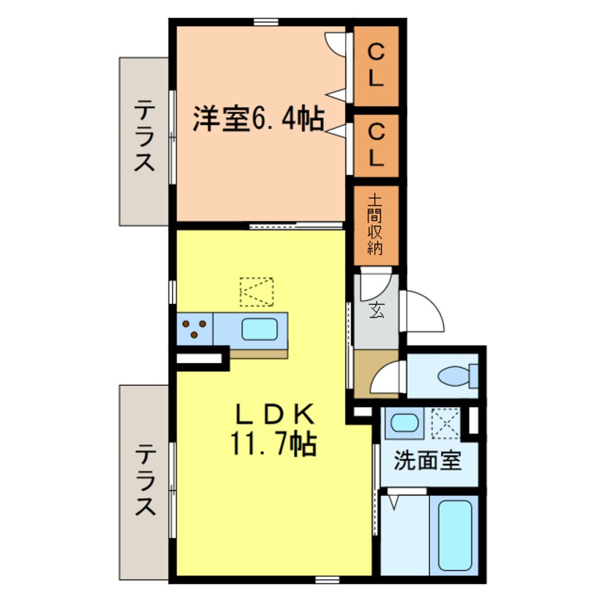 間取図 シャーメゾン楓