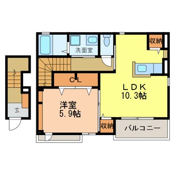 間取図 プラシージュ