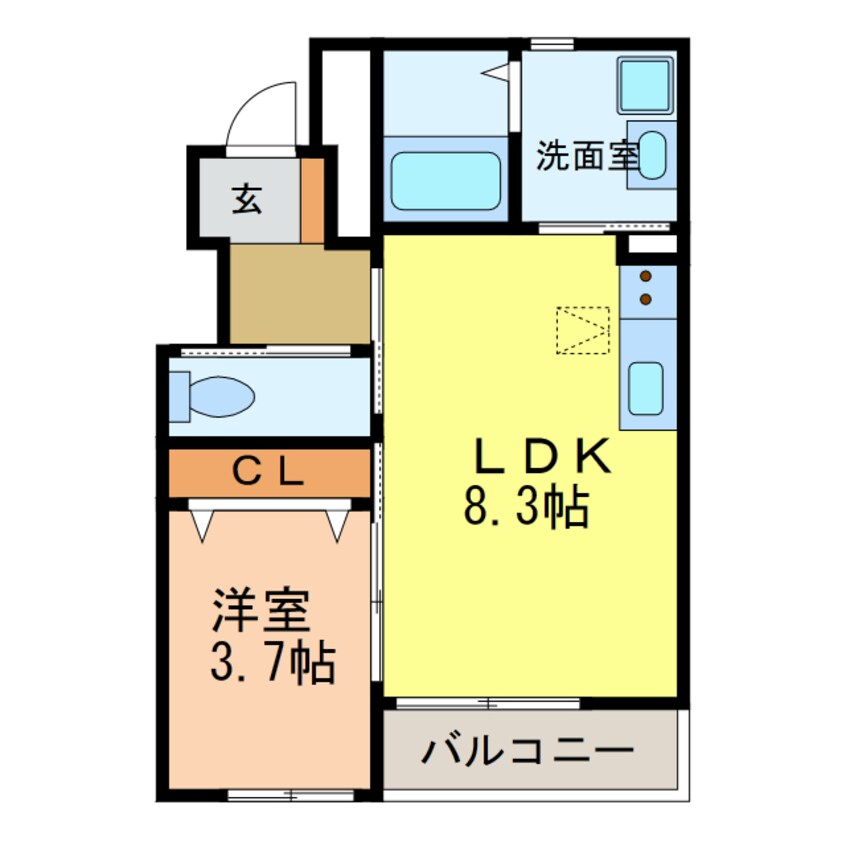 間取図 メゾン　ド　ソレイユ