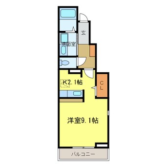 間取図 パレ・フルール
