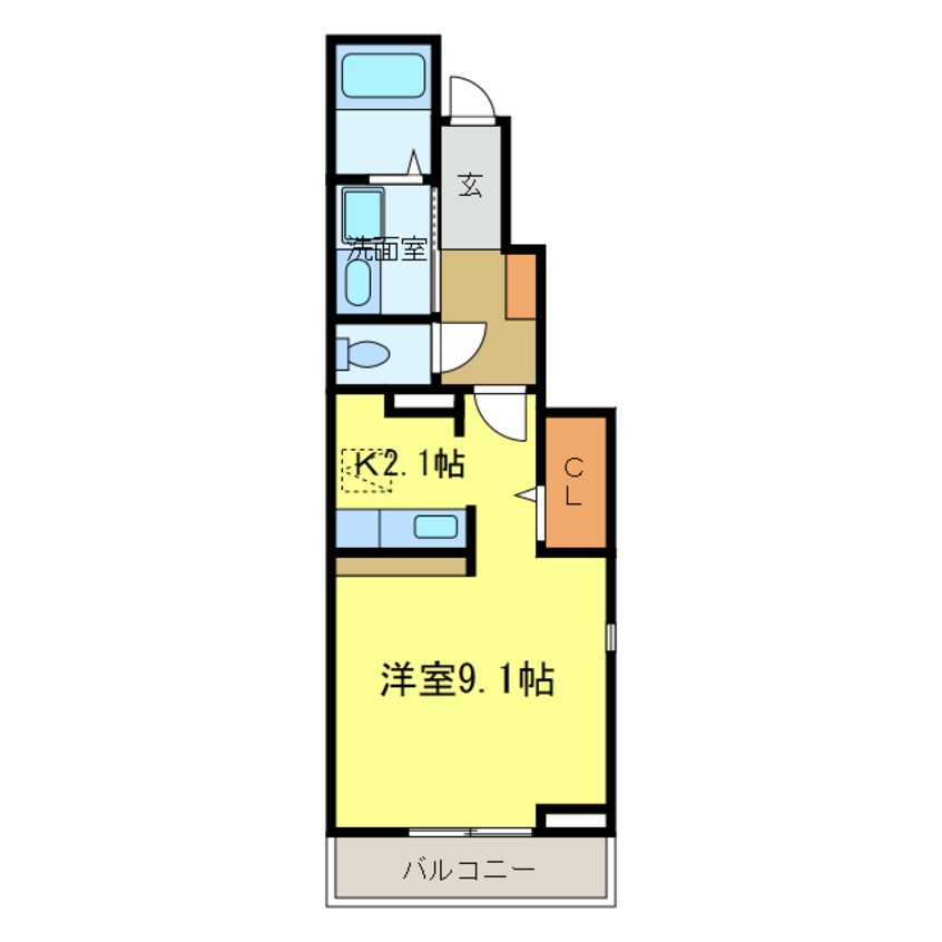 間取図 パレ・フルール