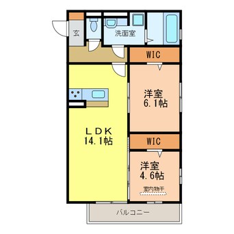 間取図 コンフォートさくら