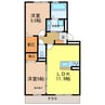 シャルマン 2LDKの間取り