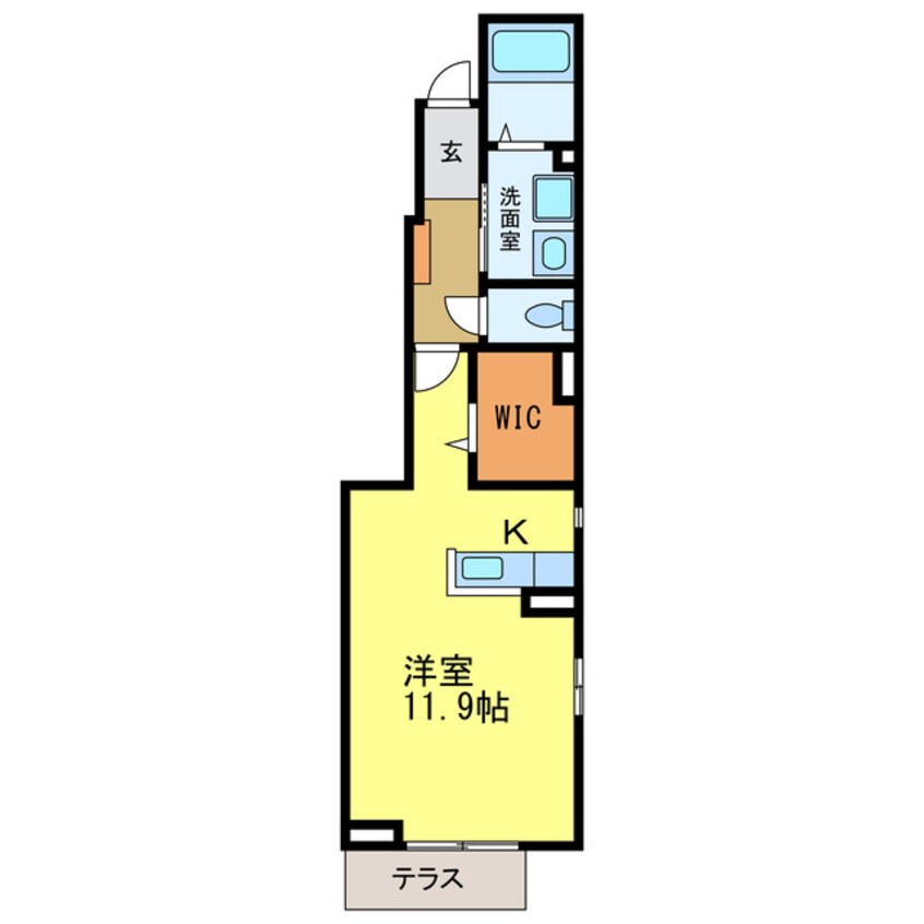 間取図 エレガント茱萸木Ⅱ