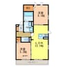 SUNRISE向陽台 2LDKの間取り