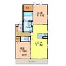 SUNRISE向陽台 2LDKの間取り