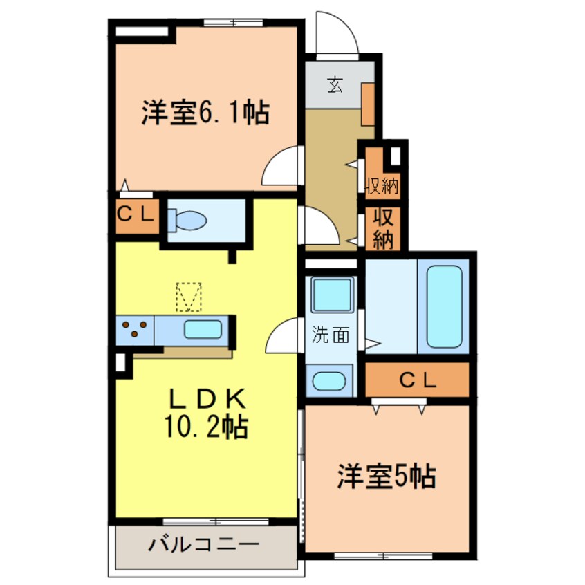 間取図 グラン　ソレイユ