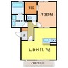 Valencia 1LDKの間取り