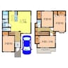 南海高野線/千代田駅 徒歩28分 1-2階 築29年 4LDKの間取り