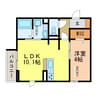 Ｅnew金剛 1LDKの間取り