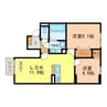 Honu・Repos 2LDKの間取り
