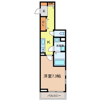 間取図 サンプラザ金剛