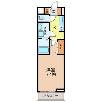 間取図 サンプラザ金剛