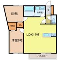 エフイー大阪狭山の間取図