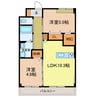 N.MAISON 2LDKの間取り