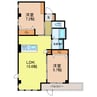 N.MAISON 2LDKの間取り