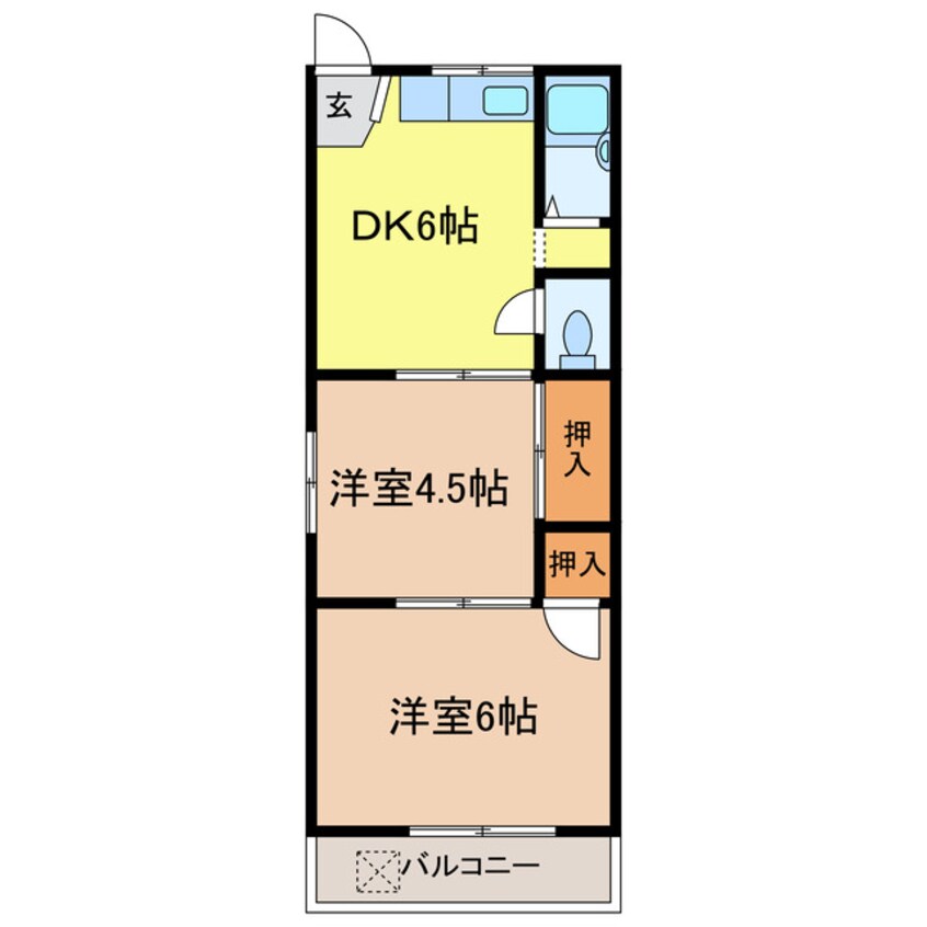 間取図 狭山桜台マンション