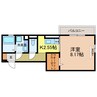 Contrail(コントレイル) 1Kの間取り