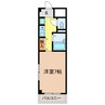 アヴァンセ21 1Kの間取り