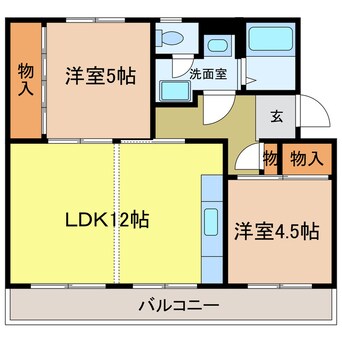 間取図 ヴィラナリー千代田 　9号棟