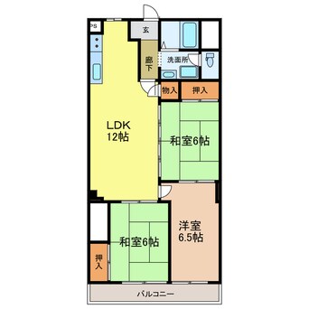 間取図 狭山パークサイドハイツ