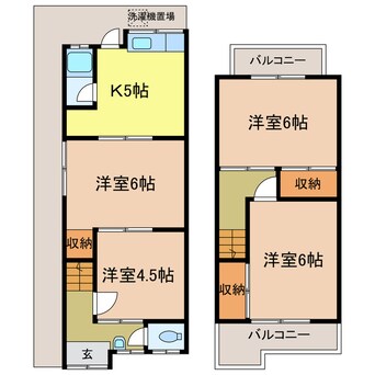 間取図 TC木戸　貸家