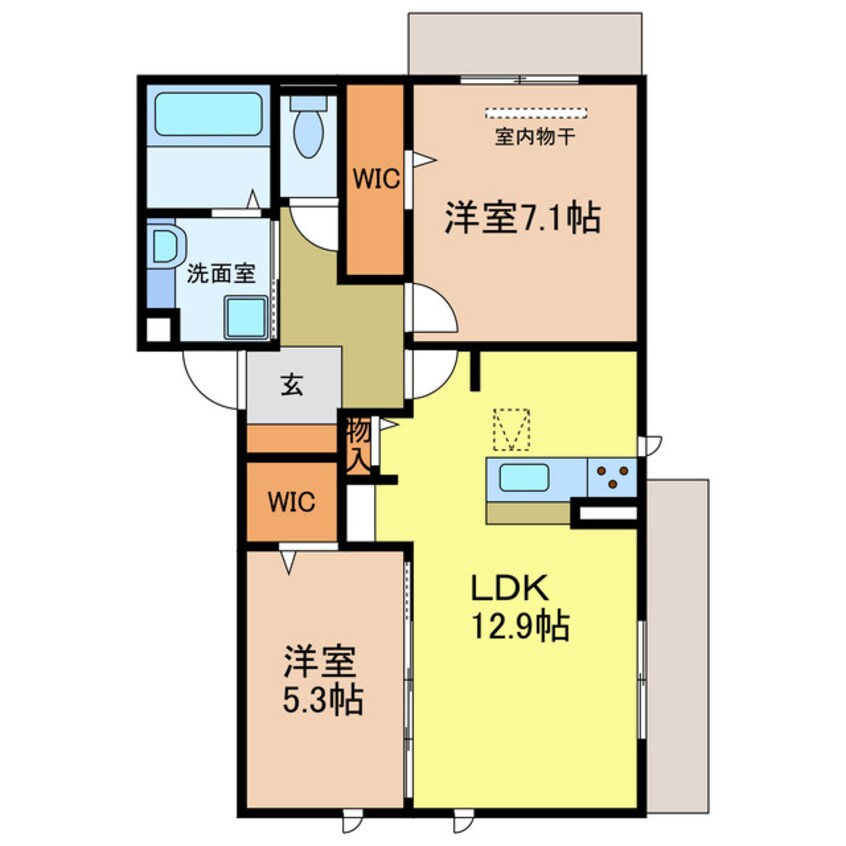 間取図 エスト山王