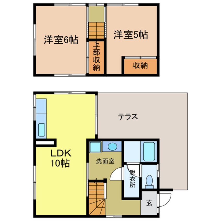 間取図 楠風台戸建