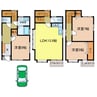 富田林市須賀1丁目戸建貸家 3LDKの間取り