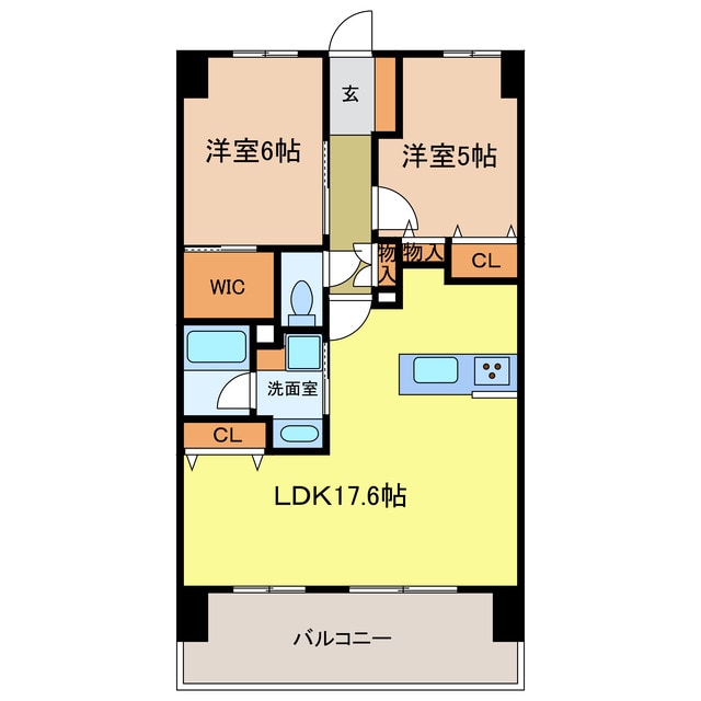 間取り図 グランドパレス河内長野