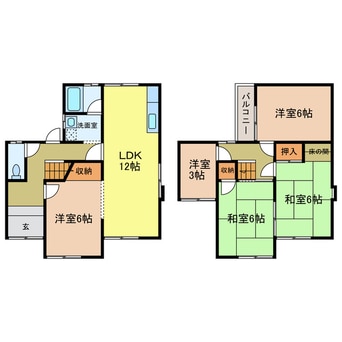 間取図 麦わらと桐ヶ丘