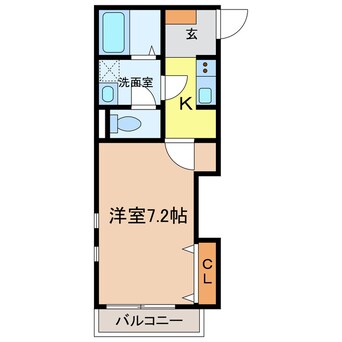 間取図 YTSハイツ若松町PART1