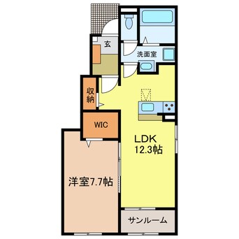 間取図 プログレス　コート