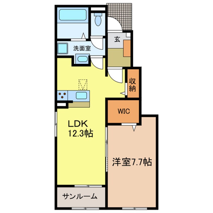 間取図 プログレス　コート