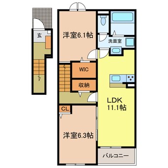 間取図 プログレス　コート