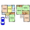 菊水町戸建 5DKの間取り