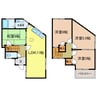 河内長野市小山田町貸家 4LDKの間取り