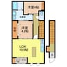 N.pua 2LDKの間取り