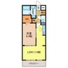 メゾンルミネ若松 1LDKの間取り