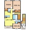 カーサ　ミオ 3LDKの間取り