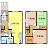 南海高野線/河内長野駅 徒歩11分 1-2階 築32年 3LDKの間取り