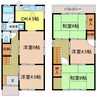 菊水町戸建貸家 5DKの間取り