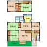 大宝借家001 7Kの間取り