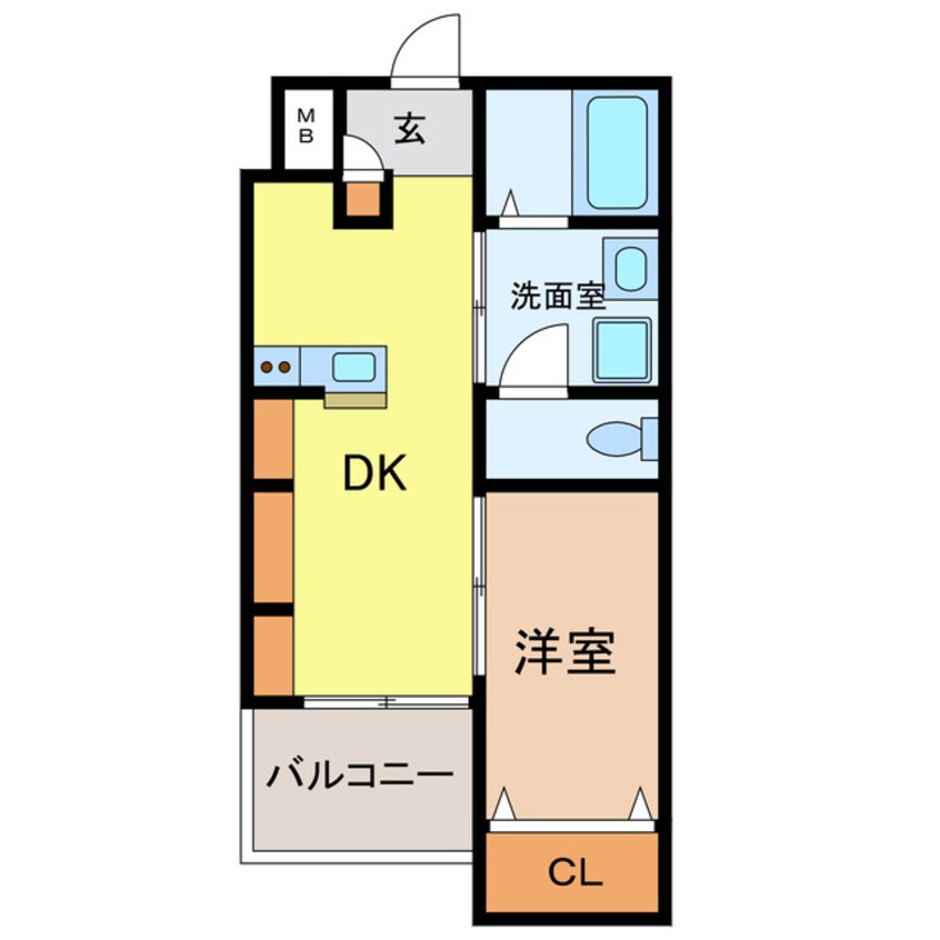 間取図 エヌエムキャトフヴァントゥレーズサウス