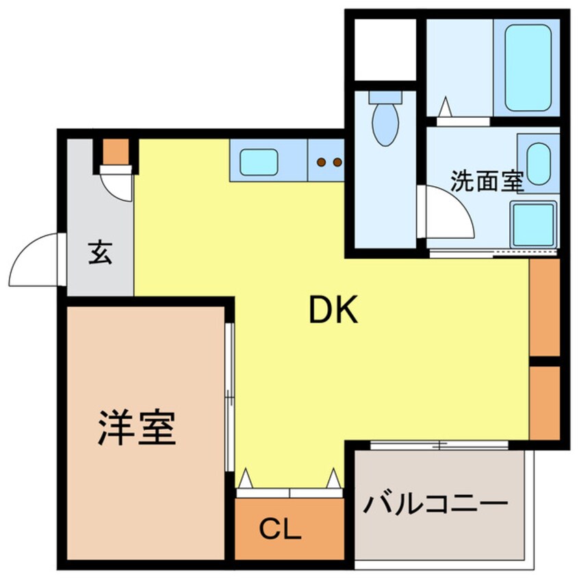 間取図 エヌエムキャトフヴァントゥレーズサウス