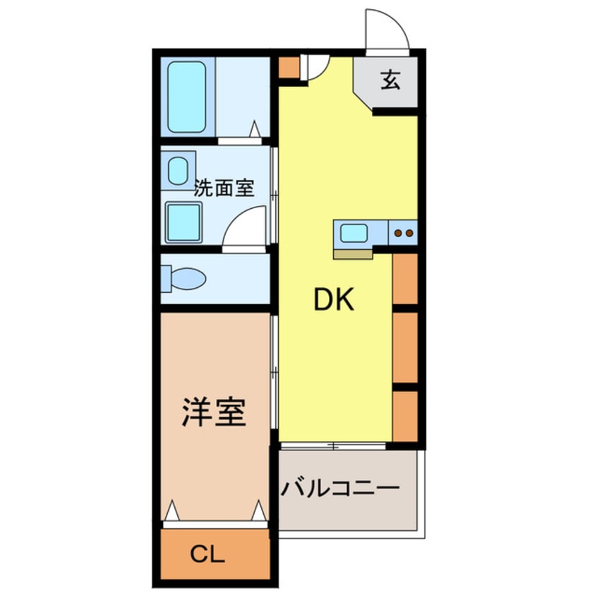 間取図 エヌエムキャトフヴァントゥレーズノース